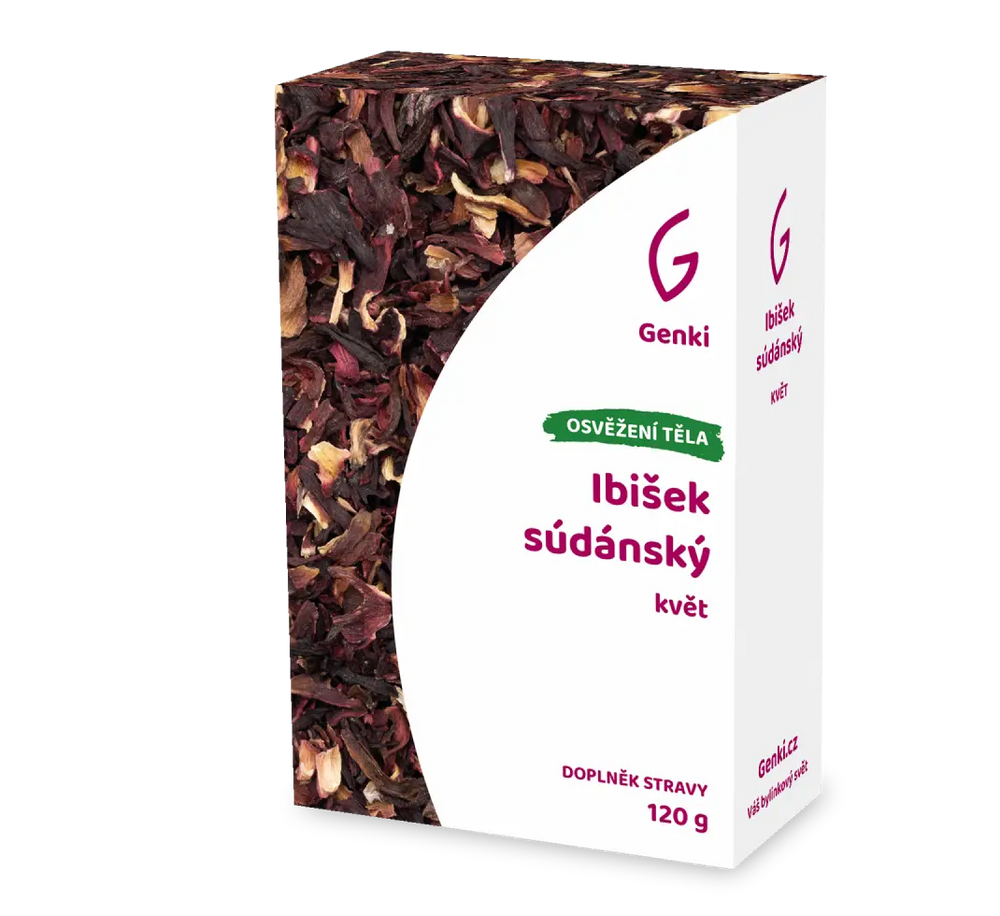 Ibišek súdánský - květ