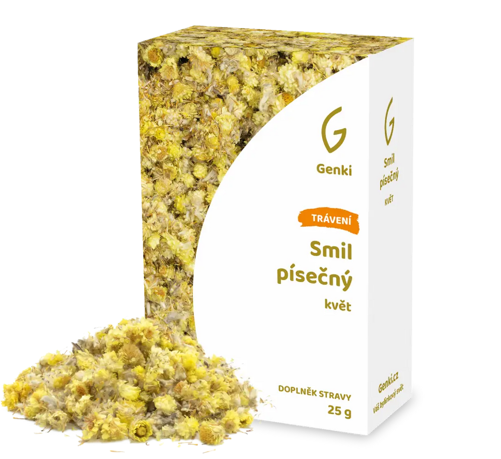 Smil písečný - květ