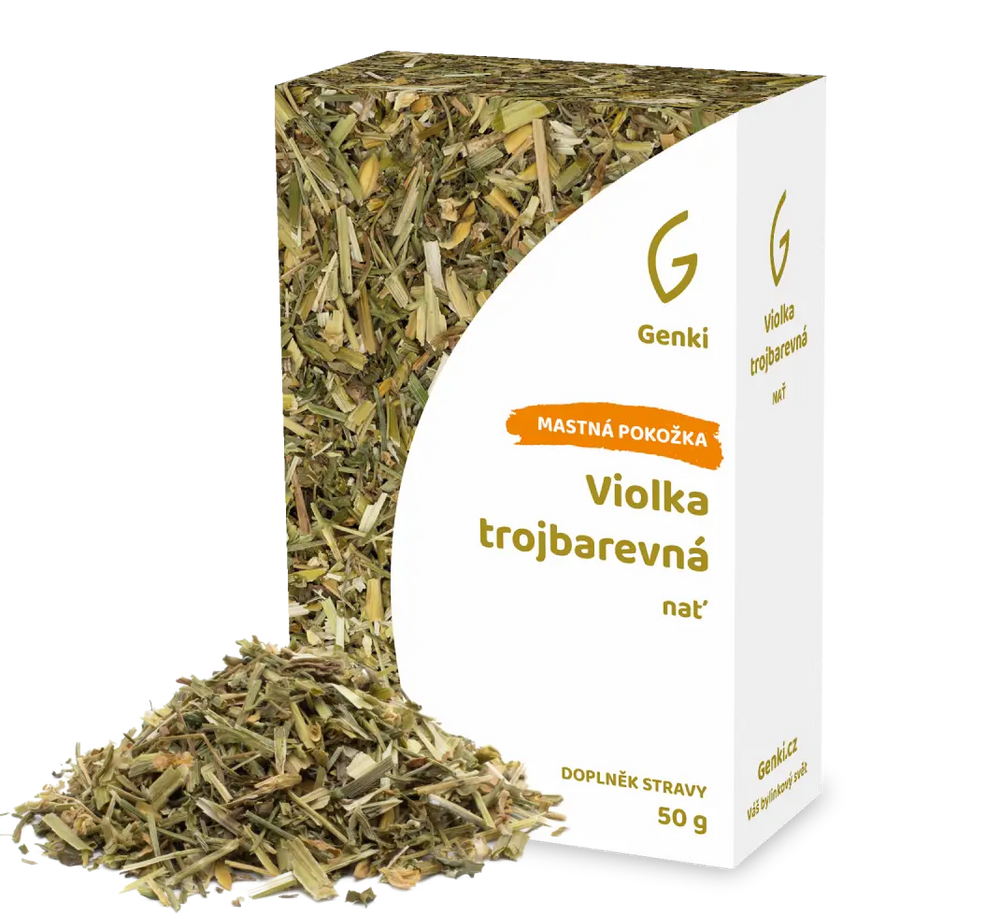 Violka trojbarevná - nať