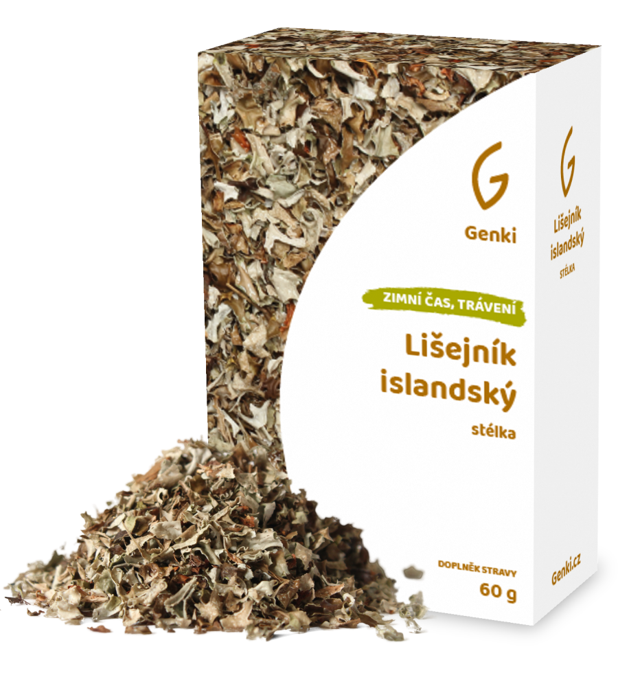 Lišejník islandský - stélka
